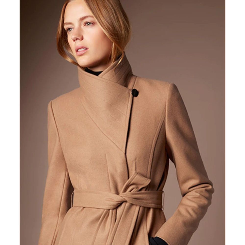 Aritzia Babaton Atelier Spencer Wool Coat Womens Size Large